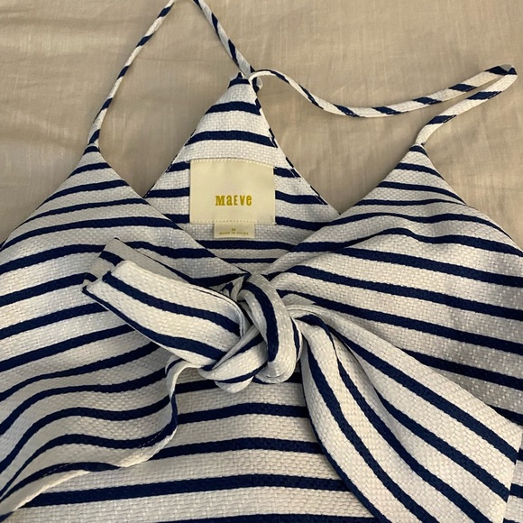 MAEVE Anthropologie A’Hoy Striped Mini Dress (17) - Picture 4 of 7